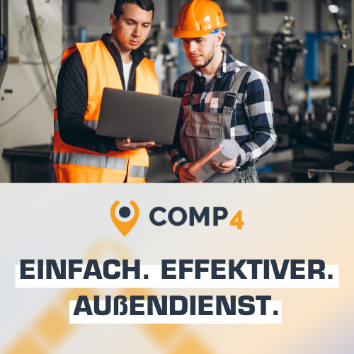 COMP4: Einfach. Effektiver. Außendienst.